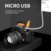 LED Intelligent Sensing Starkes Licht Scheinwerfer USB Aufladbare Notfall Kopf Montiert Taschenlampe Outdoor Camping Abenteuer Beleuchtung