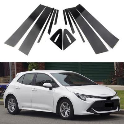 Car Pillar Posts Door Window Trim Cover Stickers Decal for Toyota Corolla E210 Hatchback 2019-2023 Auto Styling