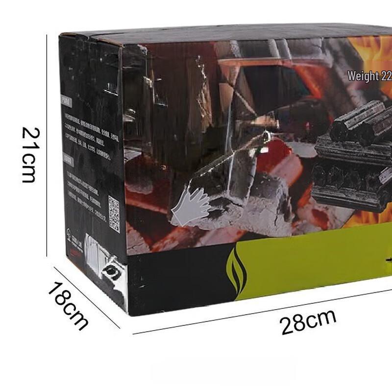 ZISIZ Long-Burning Fruitwood BBQ Charcoal