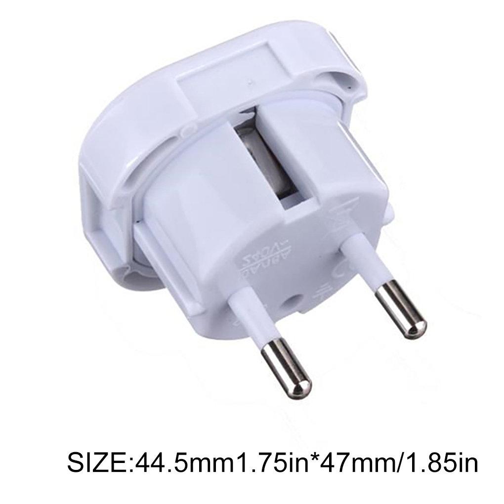Steckdosenadapter Flammhemmend Reise Geschäftsreise Wandsteckdosen-Konverter UK auf EU Stecker Ladebuchsen-Adapter