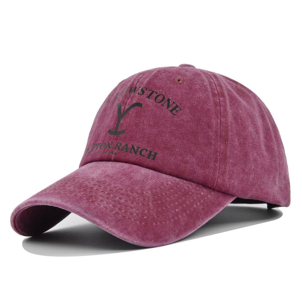 Baseball Cap Snapback Hat YELLOWSTONE Sun Hat Spring Autumn Baseball Cap Sport Cap Fitted Cap Hats For Men Women