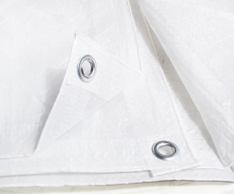 White tarpaulin cover 2x3m Durable protection