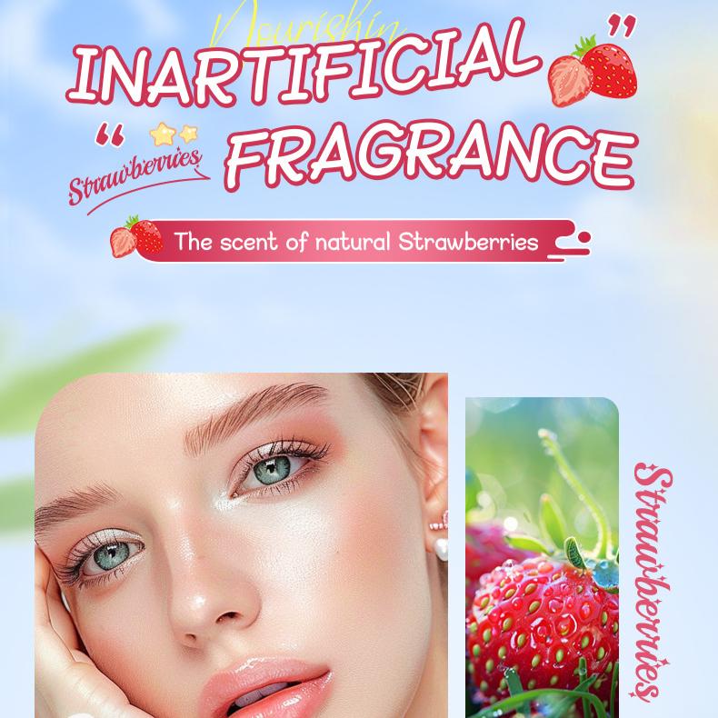 Fruit Sandwich Temperature Lip Balm SADOER Hydrating Moisturizing Temperature Moisturizing Lip Balm