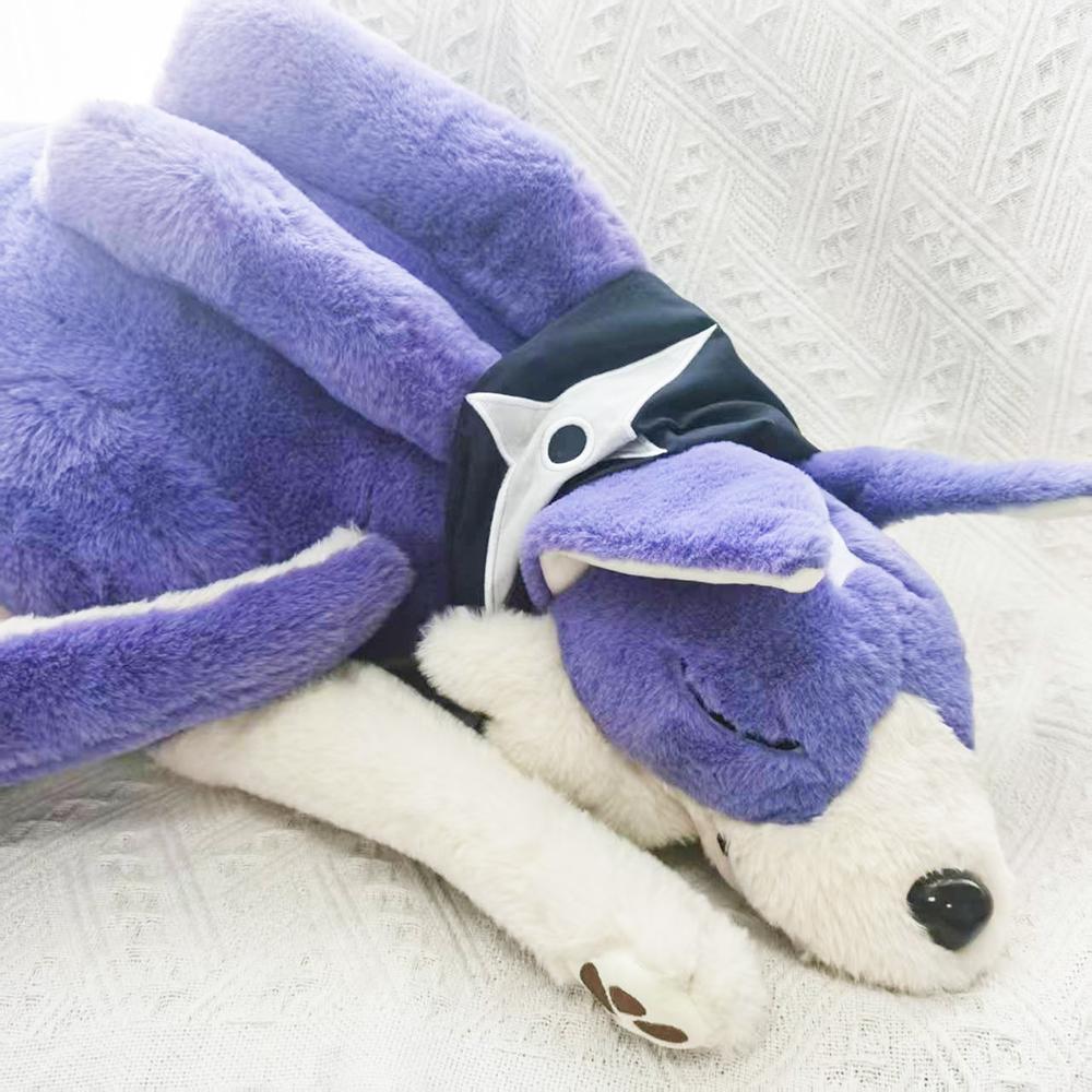Jumbo Monster Hunter Yama-Inu Plush Toy Wolf Companion Kalku Plushies Large Hug Pillow Cartoon Character Dog Stuffed Toy