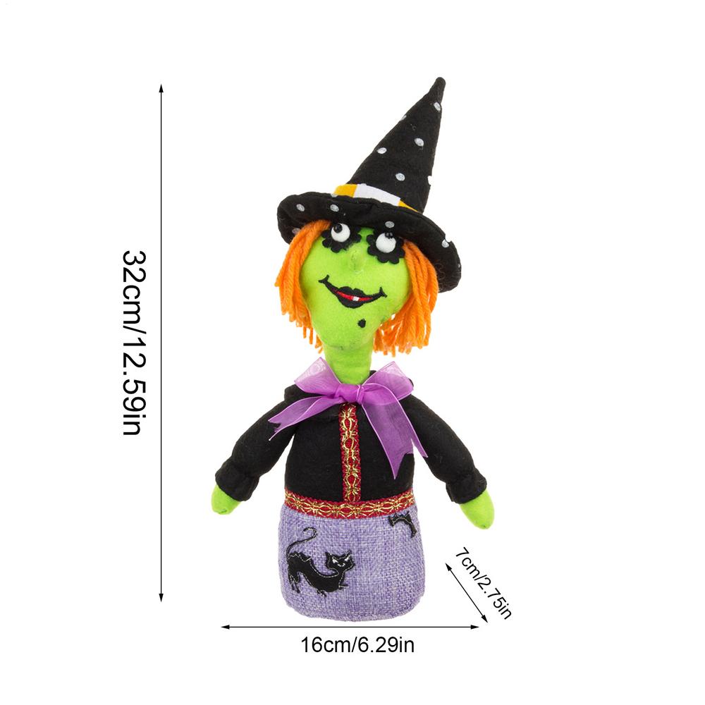 Halloween Dolls Horror Collections Toy Doll Crafts For Home Tabletop Kitchen Fireplace Indoor Party Festival Kids Adults