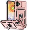 For Samsung Galaxy A04 Case Samsung Galaxy A04 A14 A24 A34 A54 5G Slide Camera Len Phone Cover Shockproof Stand PC Silicon Cover