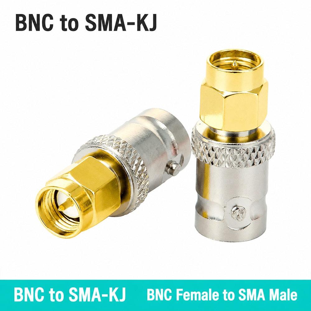 Male to Female BNC Male Adapter Metal SMA Female Adapter Coaxial Cable Accessories