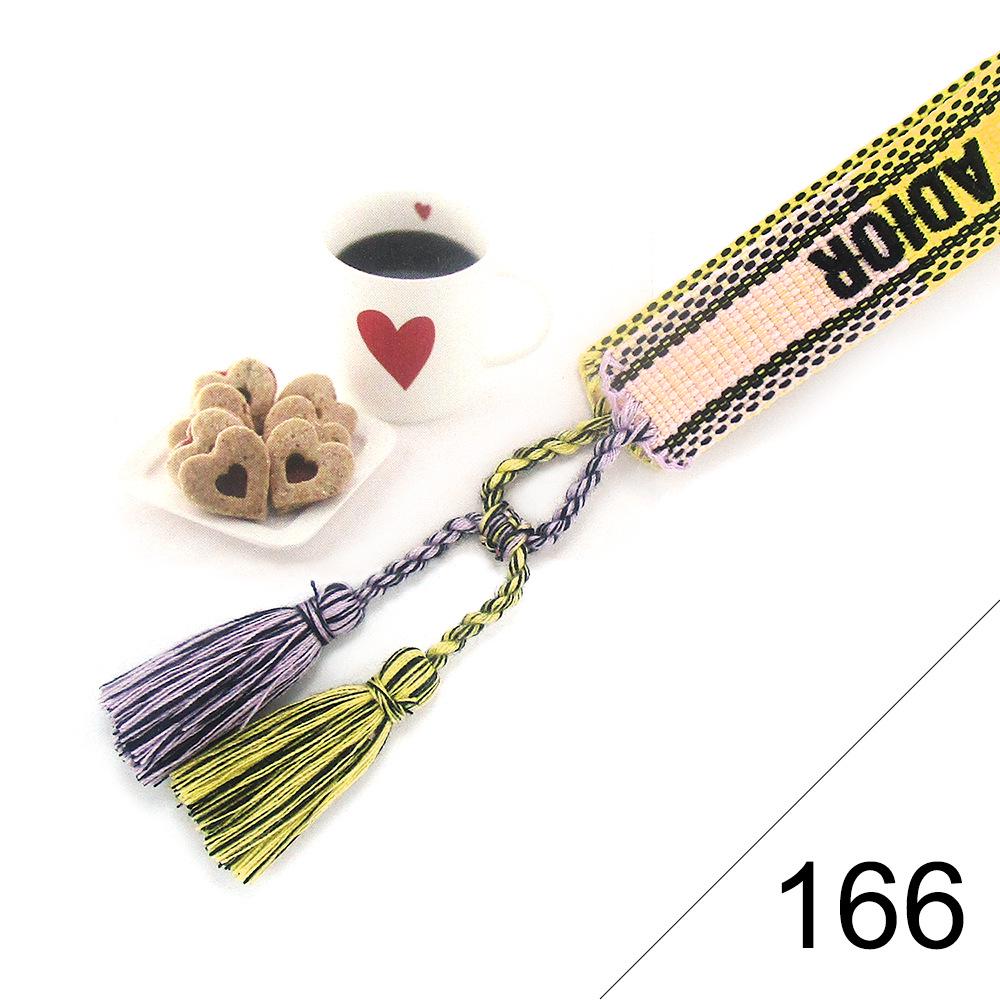 Custom Bohemian Embroidered Bracelet with Tassel and Woven Rope - Handmade Jewelry for Couples and Women