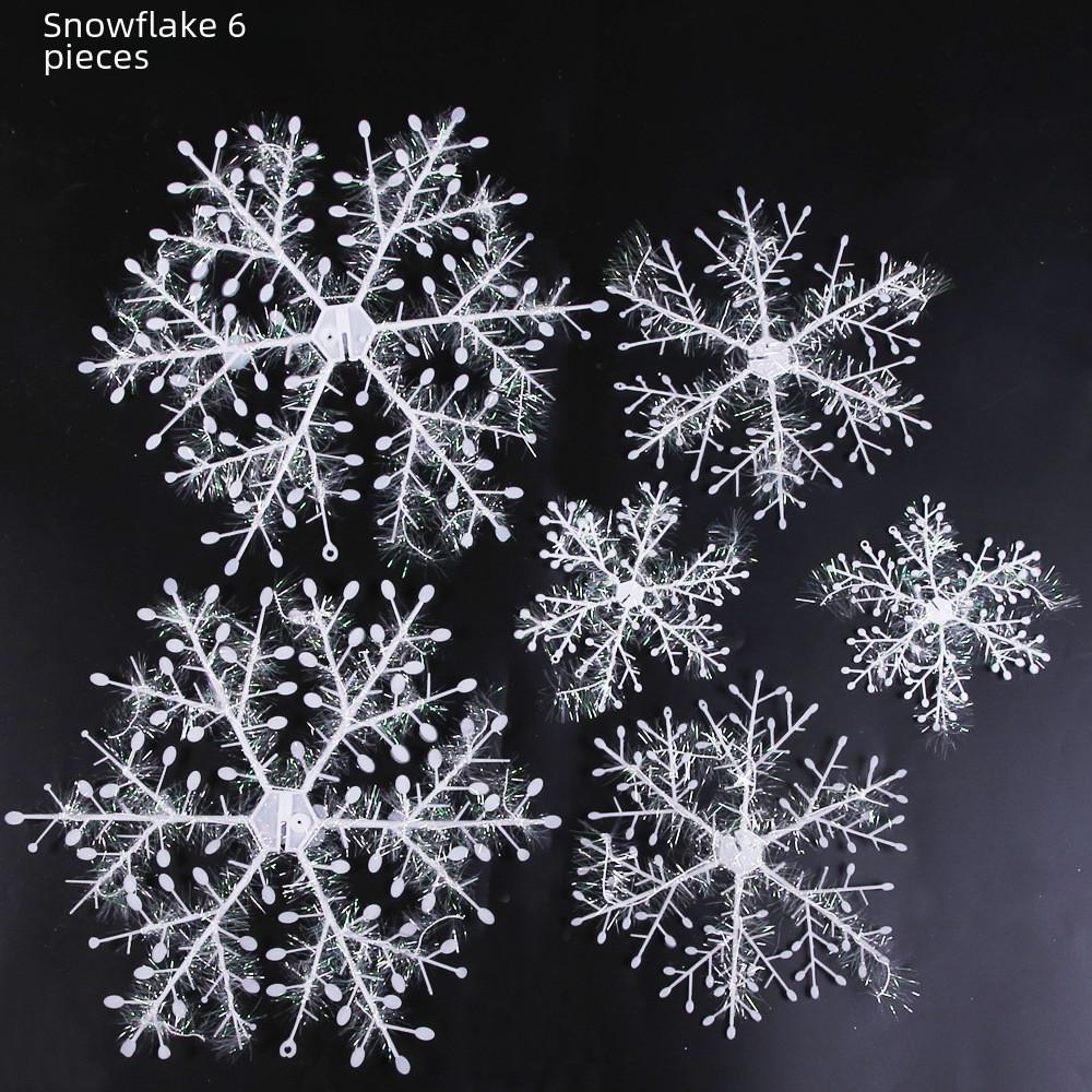 Small Adorable Plastic Christmas Snowflakes For Creative Holiday Party Decorations