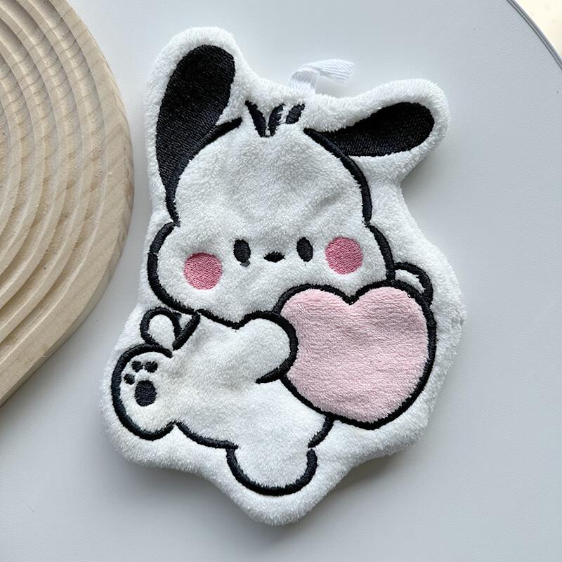 Kids Coral Fleece Hanging Hand Towel