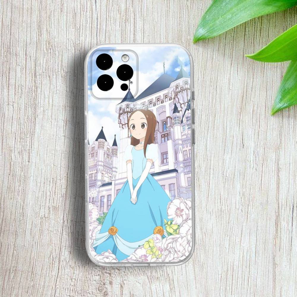 KarakaiS Jozu No Takagi San Phone Case For iPhone 17,16,15,14,13,12,11 Pro,Max,Plus,X,XS,XR,SE4,E Mini Transparent Soft Cover