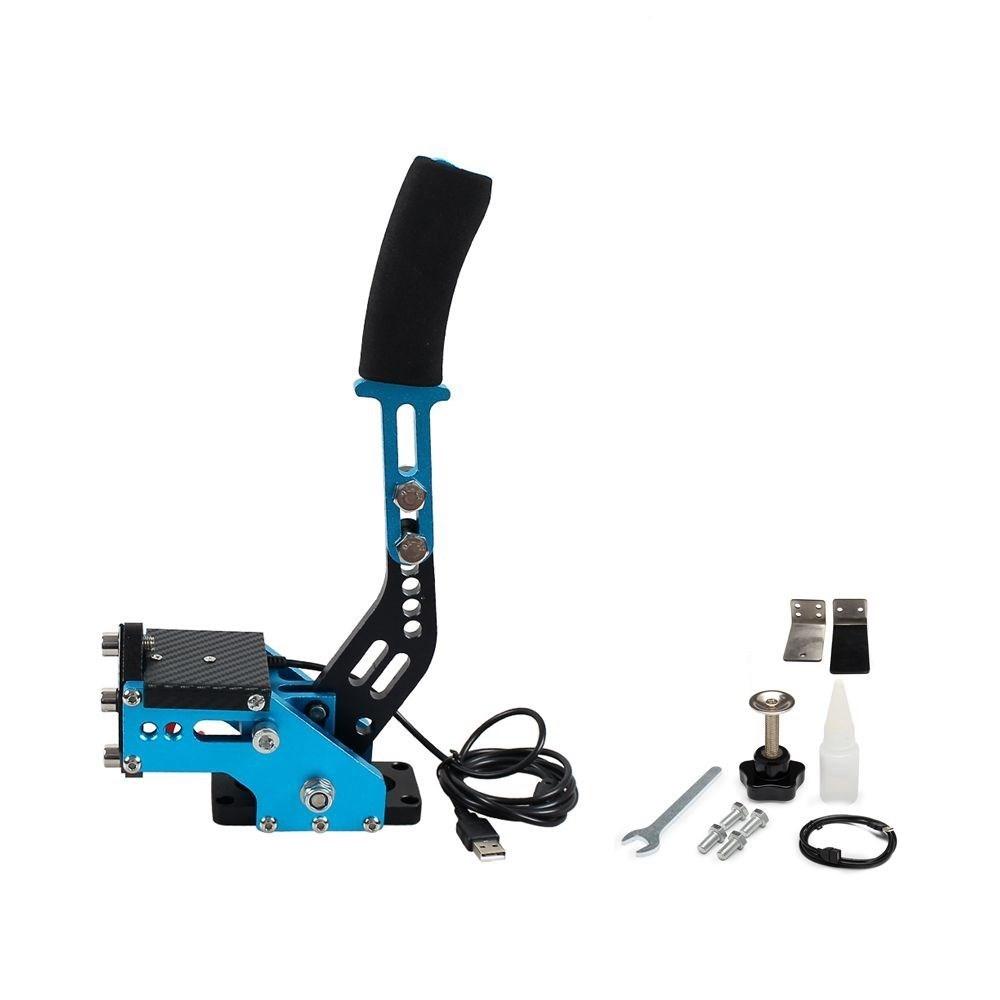 SIM de freno de mano USB para juegos de carreras de PC G25/27/29 T300 T500 Fanatecosw Dirt Rally, sistema de freno de mano rojo, negro y azul HB-1009