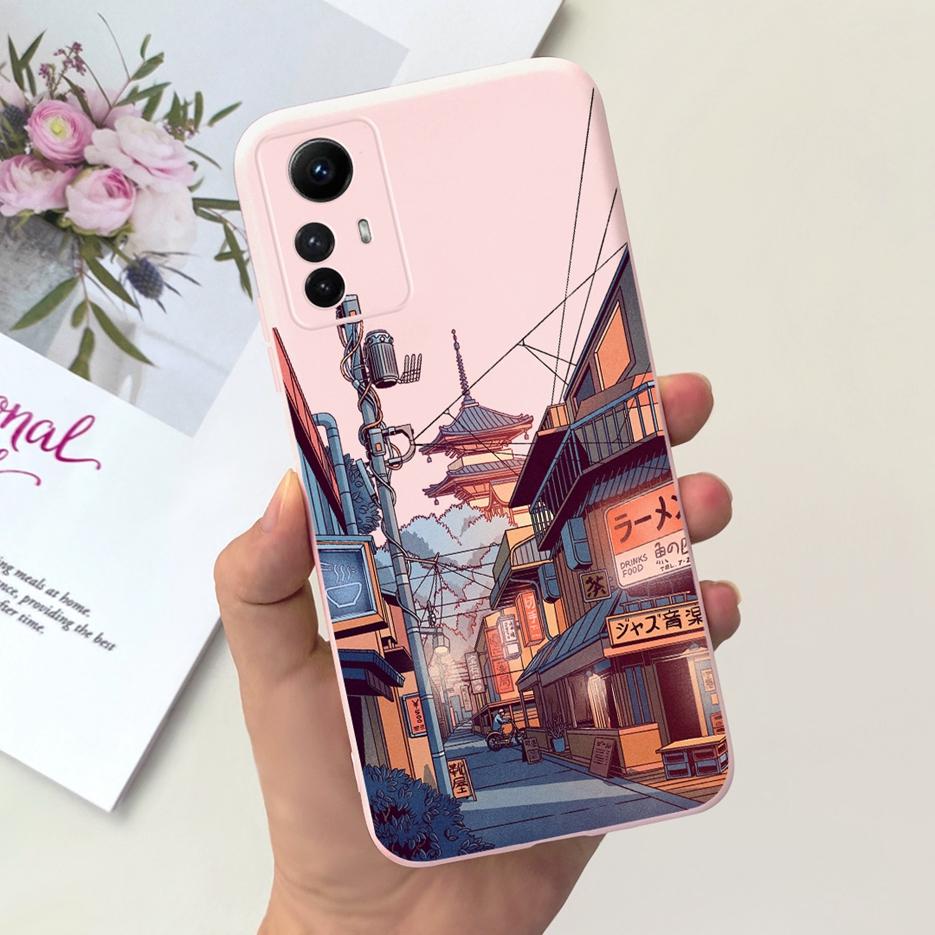 For Xiaomi Redmi Note 12s Case Cute Fashion Cartoon Back Cover 6.43'' Soft TPU Phone Case For Redmi Note 12S Note12s Fundas Capa