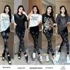 2026 Spring Women's Hot Drill Print Nine-Point Slimming Leggings