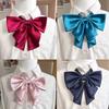 Fashion Uniform Sailor Suit Collar Bowknot Oversized Swallowtail Bowknot  For Women College Girls