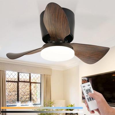 Takfläkt - NETTLIFE - 70 cm - LED 23W - Variabel intensitet - Tyst