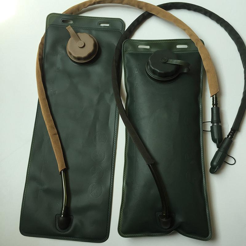 Folding Water Bag With Drinking Tube 3L Hydration Bladder Leak Proof Outdoor