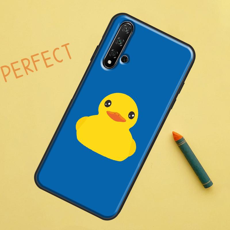 Cartoon Duck Knife Case For Huawei P Smart 2019 Nova 5T 9 10 SE 3i 8i 11i Y60 Y61 Y70 Y90 P20 P40 Lite P30 Pro