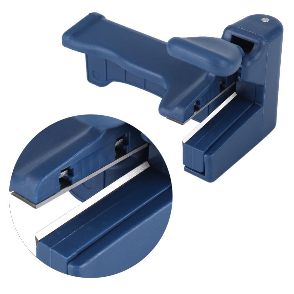 PVC Head Tail Trimmer Dark Blue Wood Edge Trimming Durable Edge Banding Trimming Tool