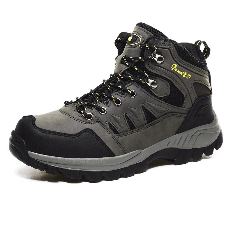 New Brown Hiking Boots Men Light Comfortable Men Trekking Shoe Travel Shoes Plus Size High top Hiking Shoes Women Camping Sports