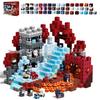 Pink Castle Magnetic Building Blocks: Educational Construction Set for Kids