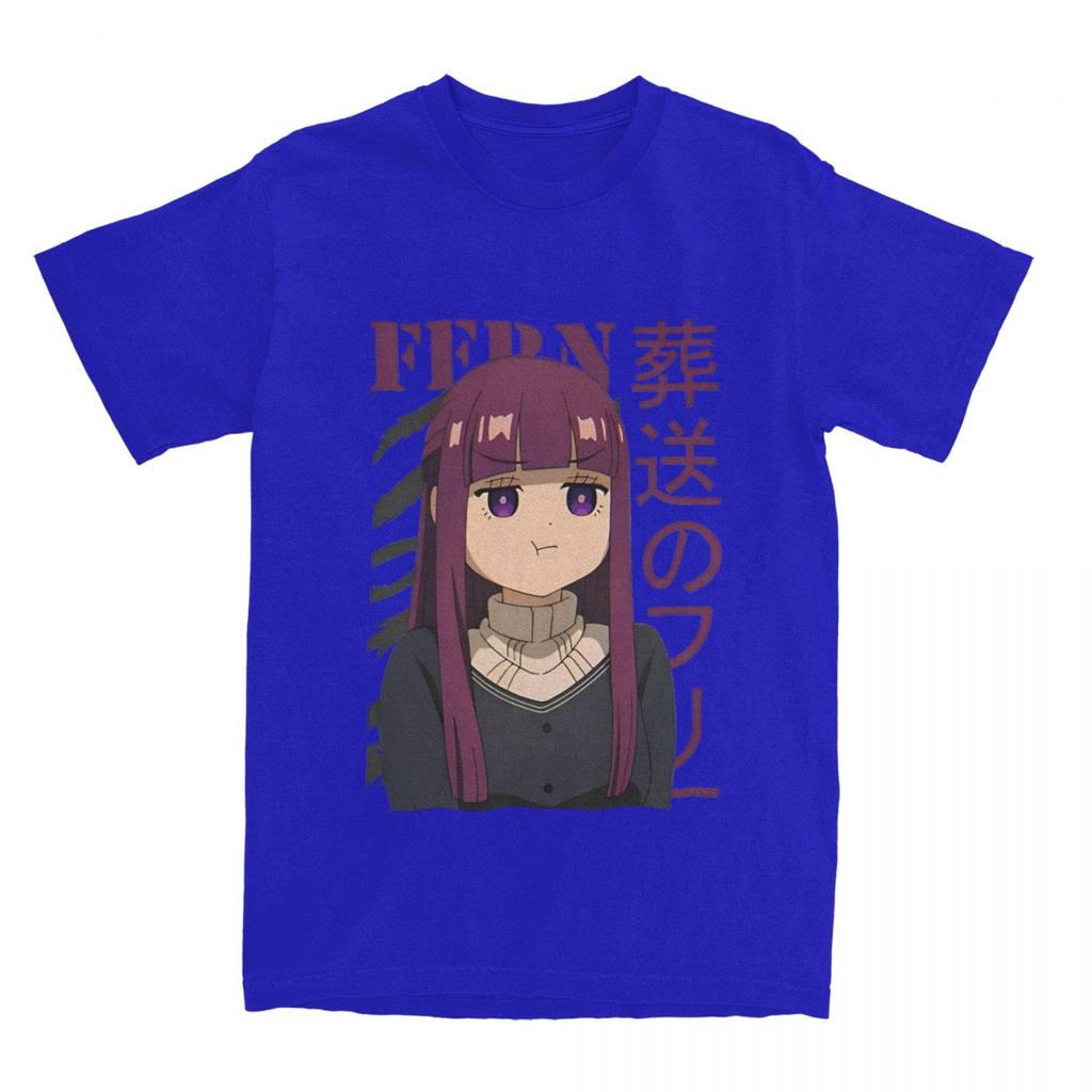 Pánske Dámske Tričko Frieren At The Funeral Anime Tričká Trendy Cool Postavy Fern Letné Tričko Úžasné Bavlnené Oblečenie