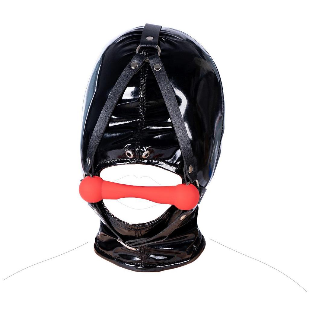 Elastic Bridle Bit Mouthpiece Headgear Mask - Kinky SM Gag for Women