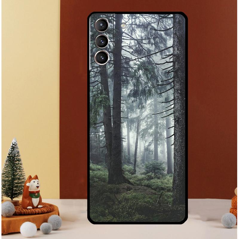 Nature Forest Mountain Case For Samsung Galaxy S24 S26 Ultra S22 S23 S25 Ultra S20 S21 Plus S10 S25 FE Cover Funda
