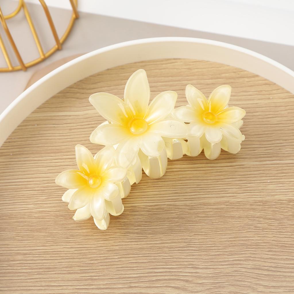 1pc Novelty Candy-colored Flower Hair Clip, Egg Flower Hair Claw, Updo Shark Clip Hair Decoration