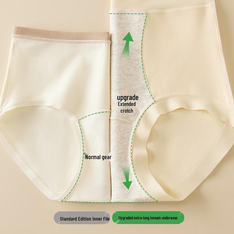 Maoren Women's Pure Cotton Antibacterial Briefs