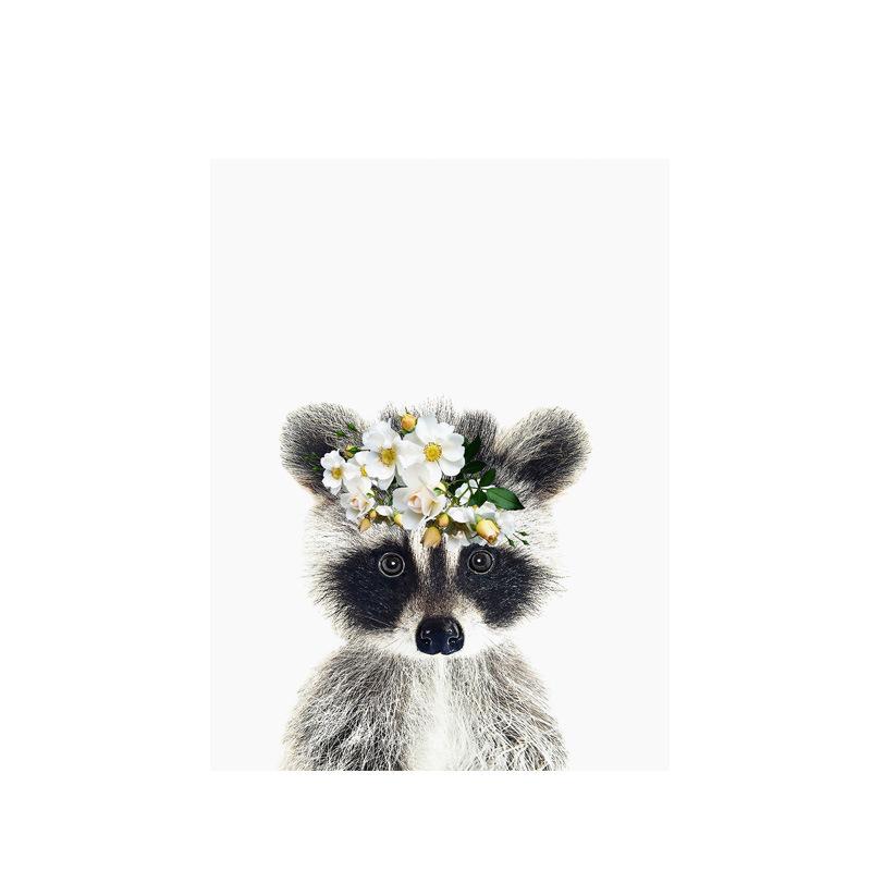 

Цветы животных Коала Енот Медведь Кролик Декоративная живопись Детская комната Спальня Картины Настенные панно для гостиной 21*30cm