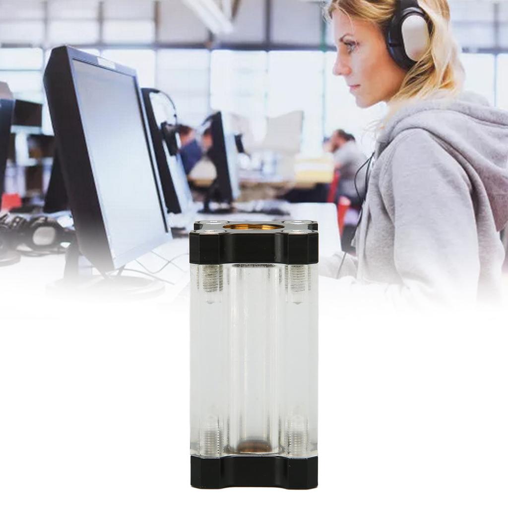 Water Cooling System Filter 40 Mesh Single Sided Filter Computer Water Cooling System Brass Acrylic G1/4 Thrd Liquid Filter