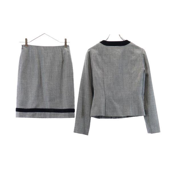 Ships Wolle Made in Japan Rockanzug Set 36 Schwarze Serie Keine Farbe Jacke Damen Gebraucht