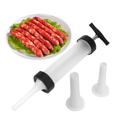 Kitchen Tools Sausage Syringe Hand Operated Sausage Machines Manual Sausage Meat Fillers Machine Homemade Sausage Stuffer Sausage Gadgets
