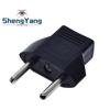 TZT Universal US To EU Plug USA To Euro Europe Travel Wall AC Power Charger Outlet Adapter Converter 2 Round Socket Input Pin