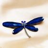 Sweet Temperament Colorful Dragonfly Brooches Pins for Women Men High-end Shiny Rhinestone Corsage Jewelry Gift Does Not Fade