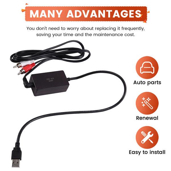 

Mercedes NTG5.0 AUX Audio Adapter Cable None