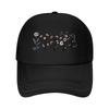 Floral Patterned Dress with a Stylish for Women Mesh Baseball Cap Hip Hop