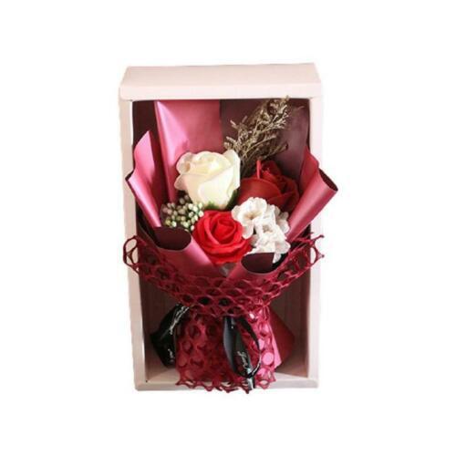 

Мыло Букет Сакуры Искусственный Цветок День Рождения Рождество Свадьба День Святого Валентина Подарок Домашний Декор красный