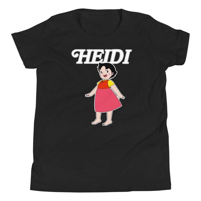80s Retro Heidi Cartoon Unisex Youth T-Shirt 160