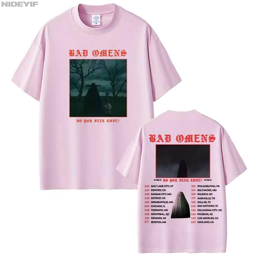 

Bad OUnisexs Do You Feel Love Tour 2026 Merch T shirt for Unisex Women Hiphop Streetwear Oversized Tops 100 Cotton TShirt BO5 4XL