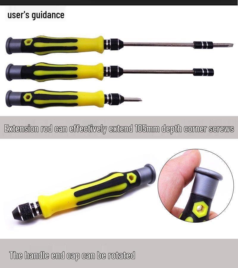 45-Piece Professional Screwdriver & Dust Removal Set with Magnet for Phone & Laptop Repair