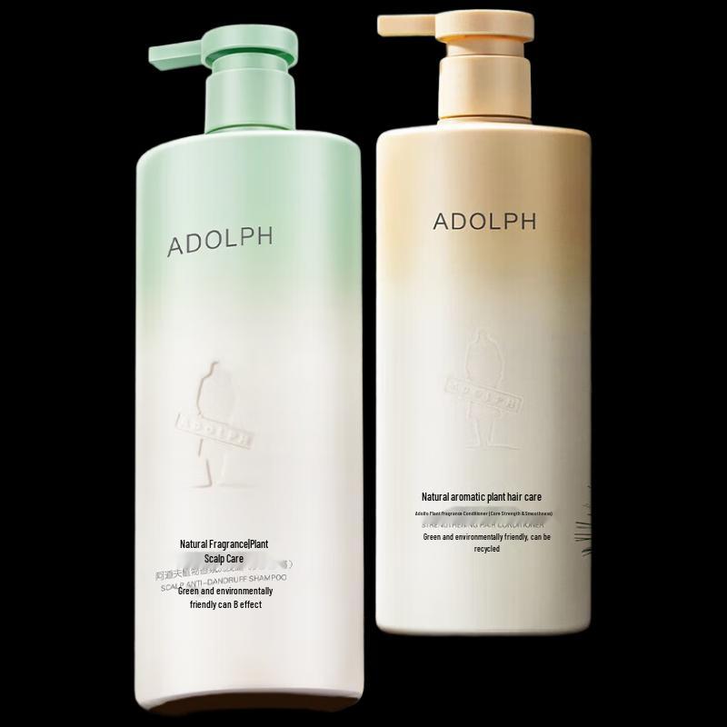 Adolph Natural Scent Anti-Dandruff Shampoo & Shower Gel Set