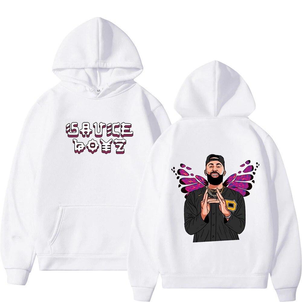 Módní Rapper Eladio Carrion Print Mikiny Unisex Ženy Streetwear Hip Hop Mikiny Mikiny Pulovry Unisex Tepláky Oblečení