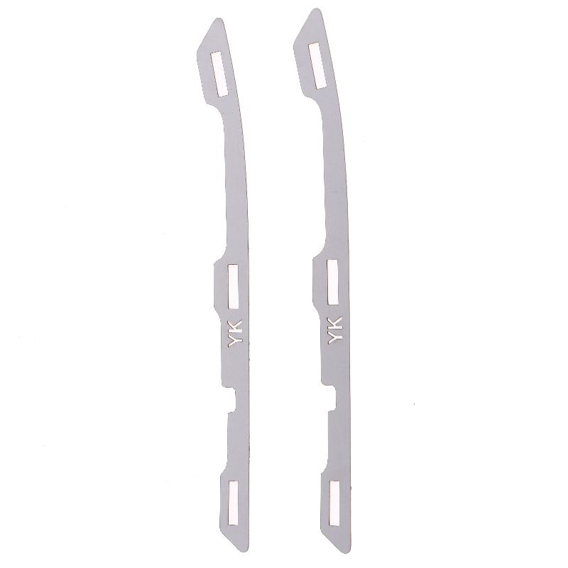 2Pcs Broken Opening Gap Bad Buckle Repairer Metal Bracket For Second-Generation Vios Ncp93 Front Bumper Surrounded Buckle