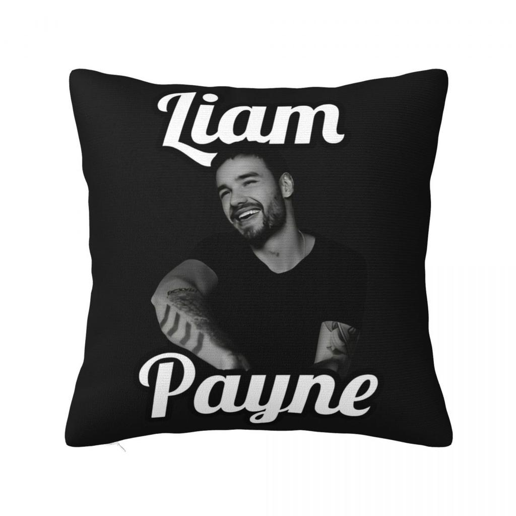 Federa per cuscino Liam Payne Morbida Copertura per cuscino in poliestere Custodia per cuscino regalo Copertura per cuscino quadrato da divano 40X40cm