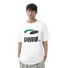 Puma Ss25 s Ss Gf Round Neck Casual Fashion Versatile Short Sleeve T-Shirt Unisex T-Shirt White 631252-02