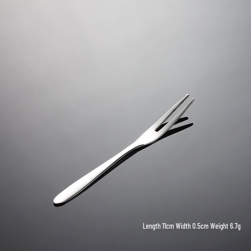 

Qianxing Stainless Steel 11cm Fruit Forks, 20-Pack