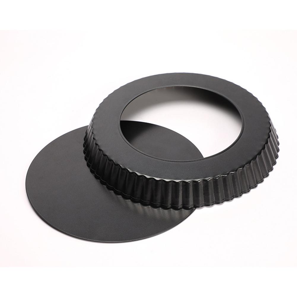 9 Inch Fluted Tart Pan with Detachable Base for Oven Baking Pies Cakes and Pizzas with High Temperature Resistance