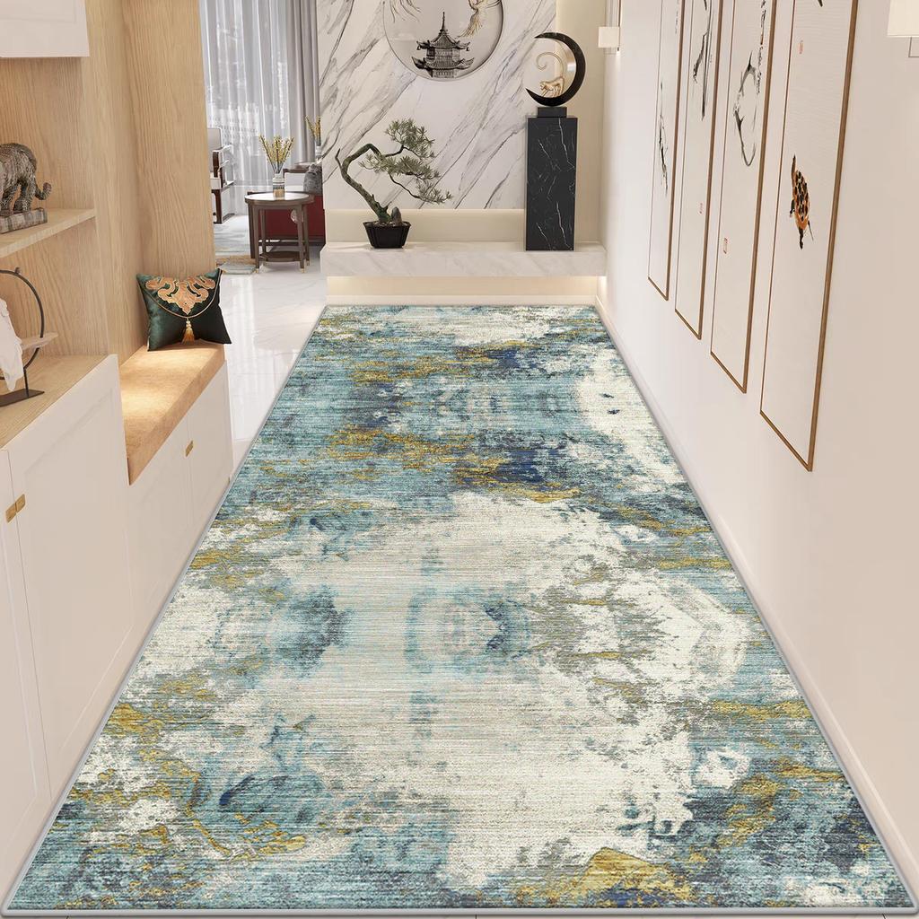 Modern Abstract Home Doorway Corridor Rugs Decoration Living Room Bedroom Long Runner Carpets Customizable Non-slip Long Mats